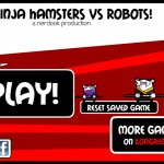 Ninja Hamsters vs Robots Screenshot