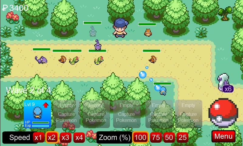 Pokémon Tower Defense em Jogos na Internet