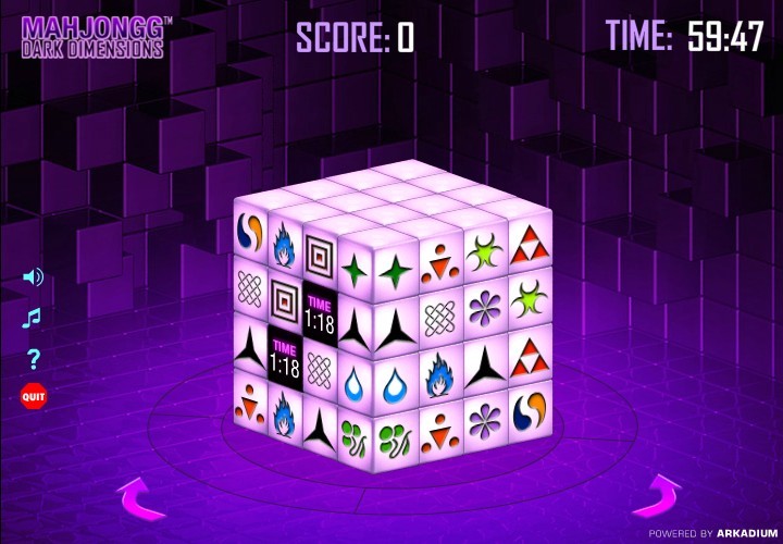 Mahjong 3d Dark Dimensions