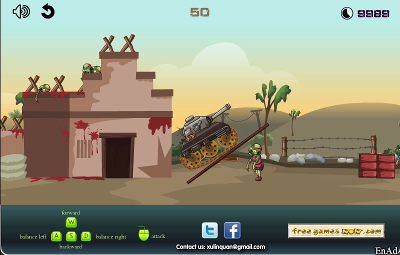 Boxhead Zombie War Pre-Hacked Game
