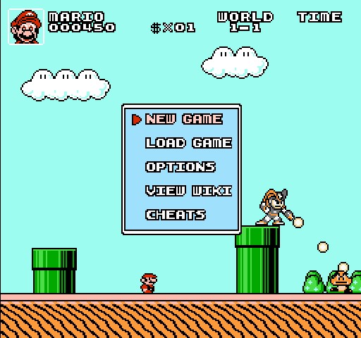 old super mario bros crossover