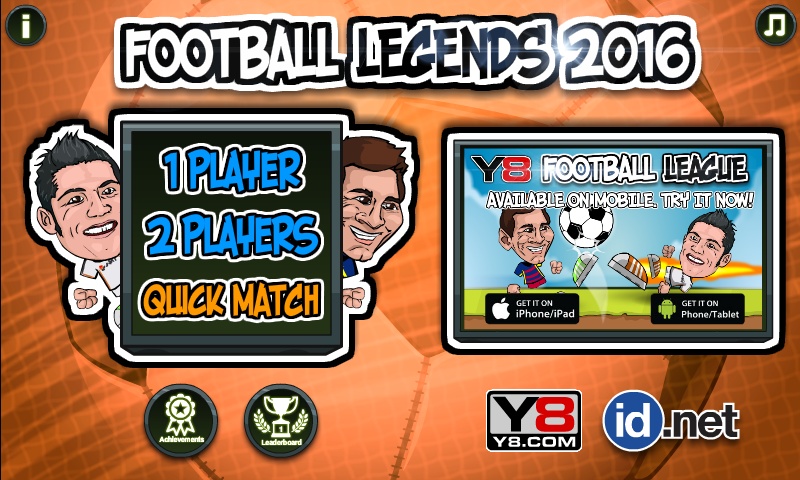 Jogo Football Legends 2016 - Jogos de 2 Jogadores