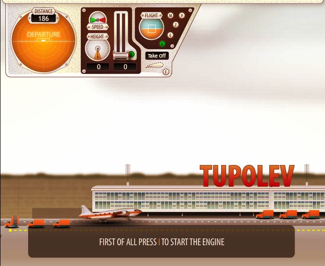 TU 46 flight game. Perfect take off and landing all in HD 