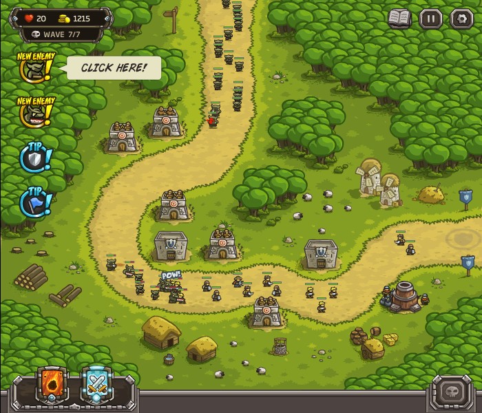 kingdom rush hacked games