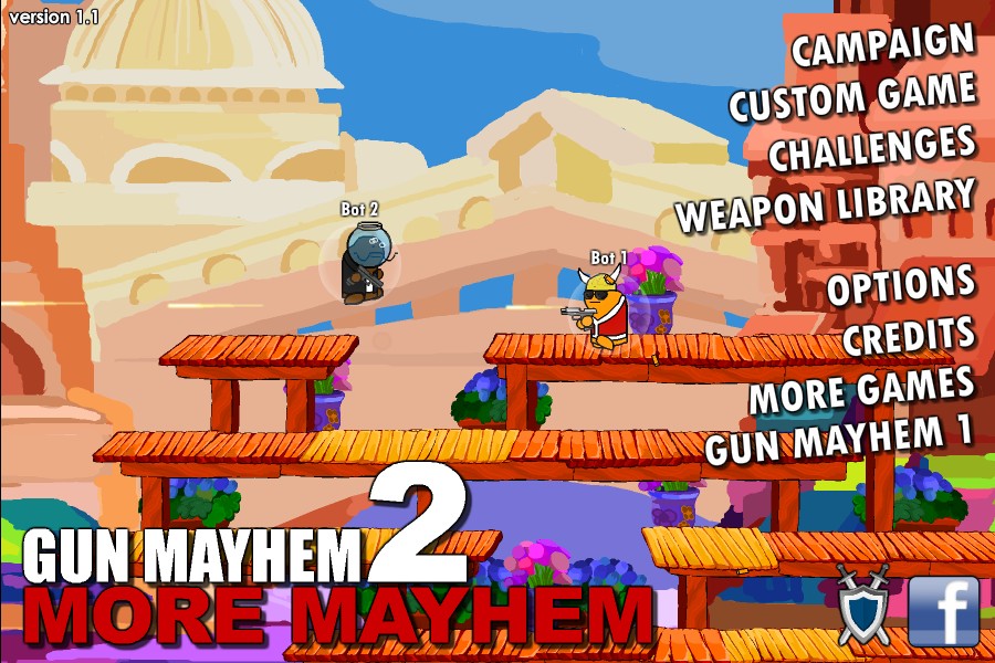 two player games gun mayhem