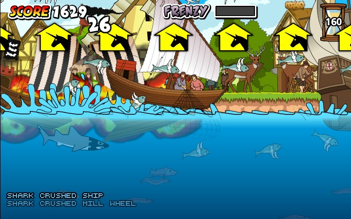 Medieval Shark - Flash Game Playthrough 