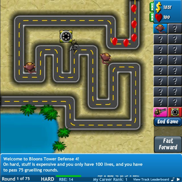 hacked bloons tower defense 4