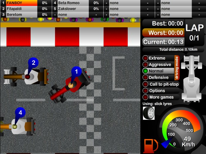 grand prix management game online