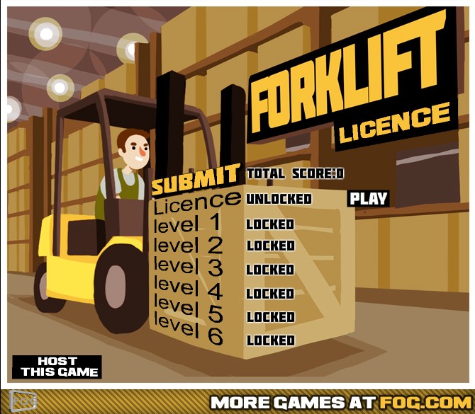 forklift license california