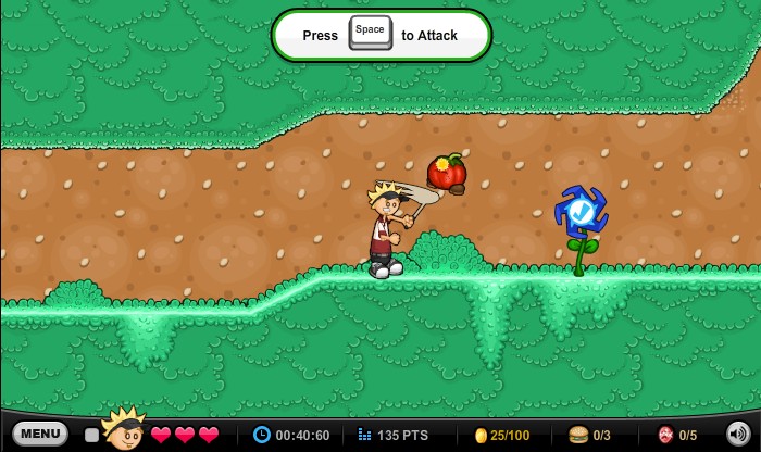 Papa Louie 2: When Burgers Attack!, Free Flash Game